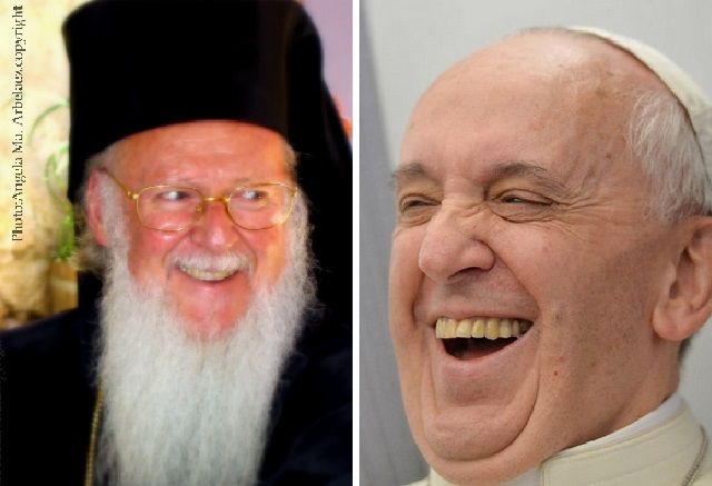 Dos sonrisas de Esperanza. Encuentro del  Papa Francisco y Patriarca Ecumémico Bartolomeo I