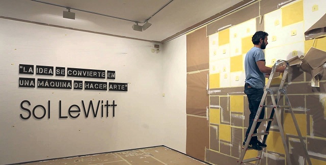 “Sol LeWitt. 17 Wall Drawings. 1970-2015”, con su co-comisario Benjamin Weil